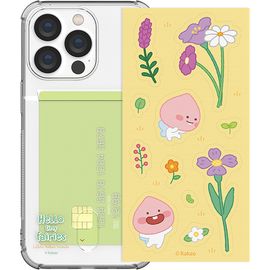 [S2B] Little Kakao Friends Hello Tiny Fairy Antibacterial Sticker Transparent Bulletproof Card Case - Card Storage, Jelly Case - Made in Korea